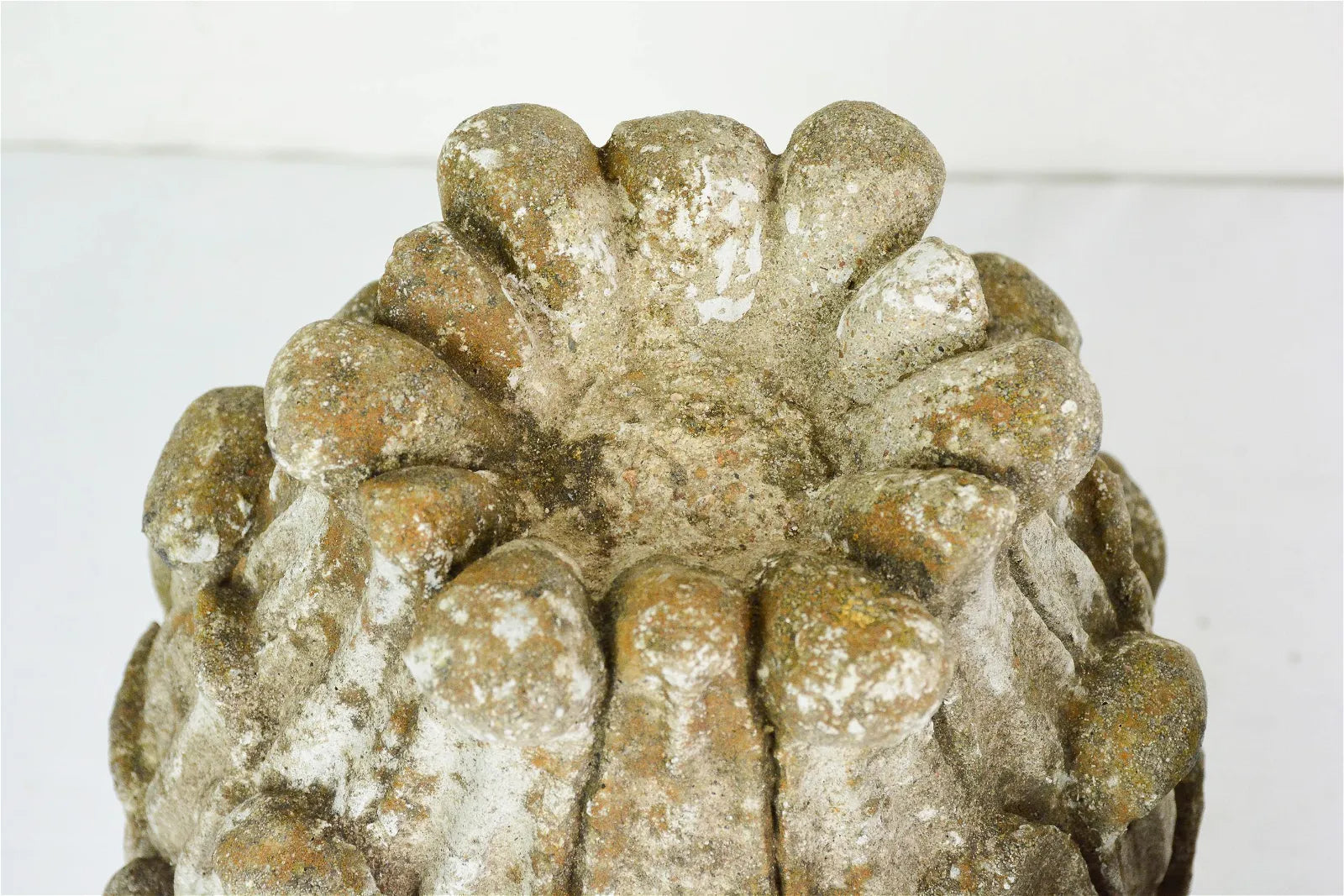 Pair of Small Cast Stone Pineapple Finials