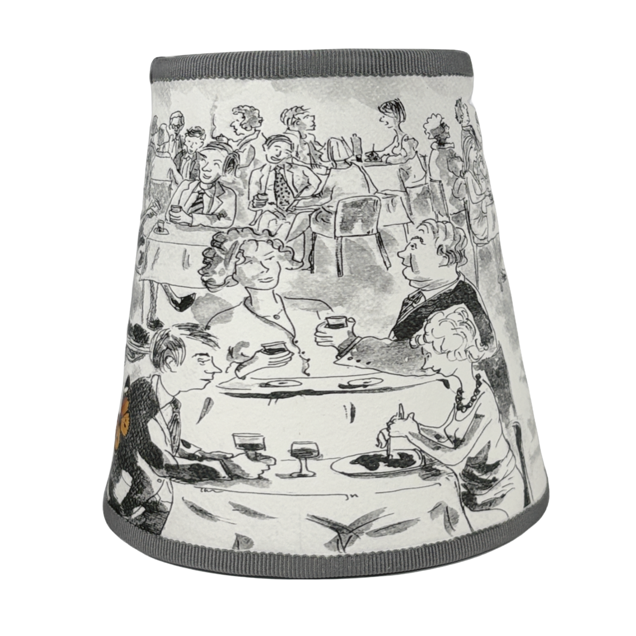 Black and White Restuarant Shade Cover
