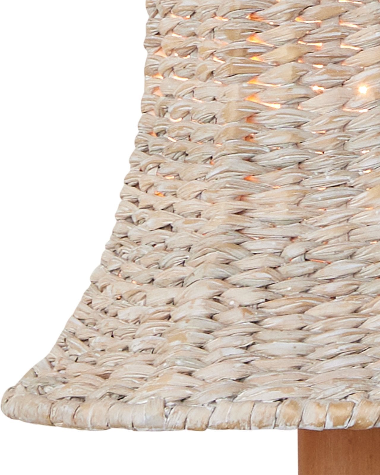 Bell Shaped Chandelier Shade Cover in Seagrass