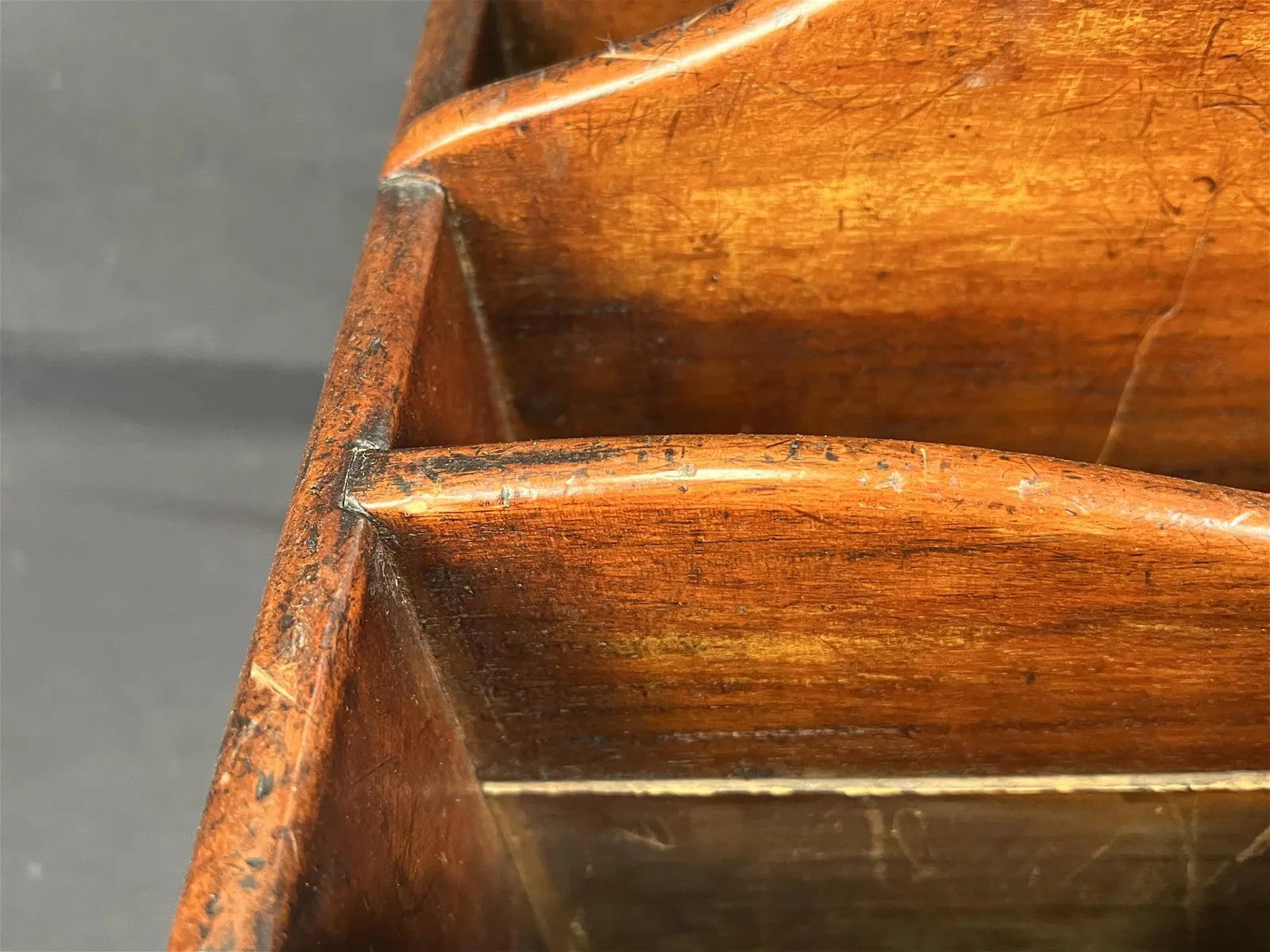 19th Century Walnut Magazine Rack