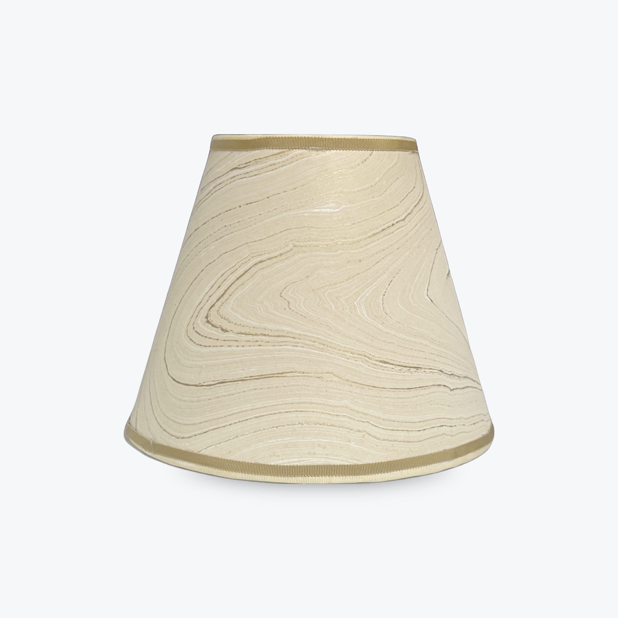 XL Shade Cover in Gold Marble with Bulb Clip