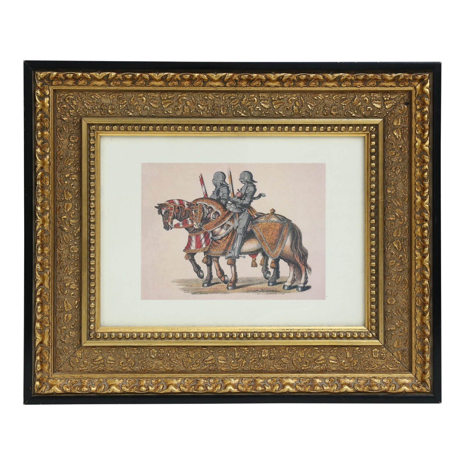 19th Century Spanish Engraving Original Print