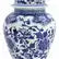 Blue and White Porcelain Jar Mounted Lamp