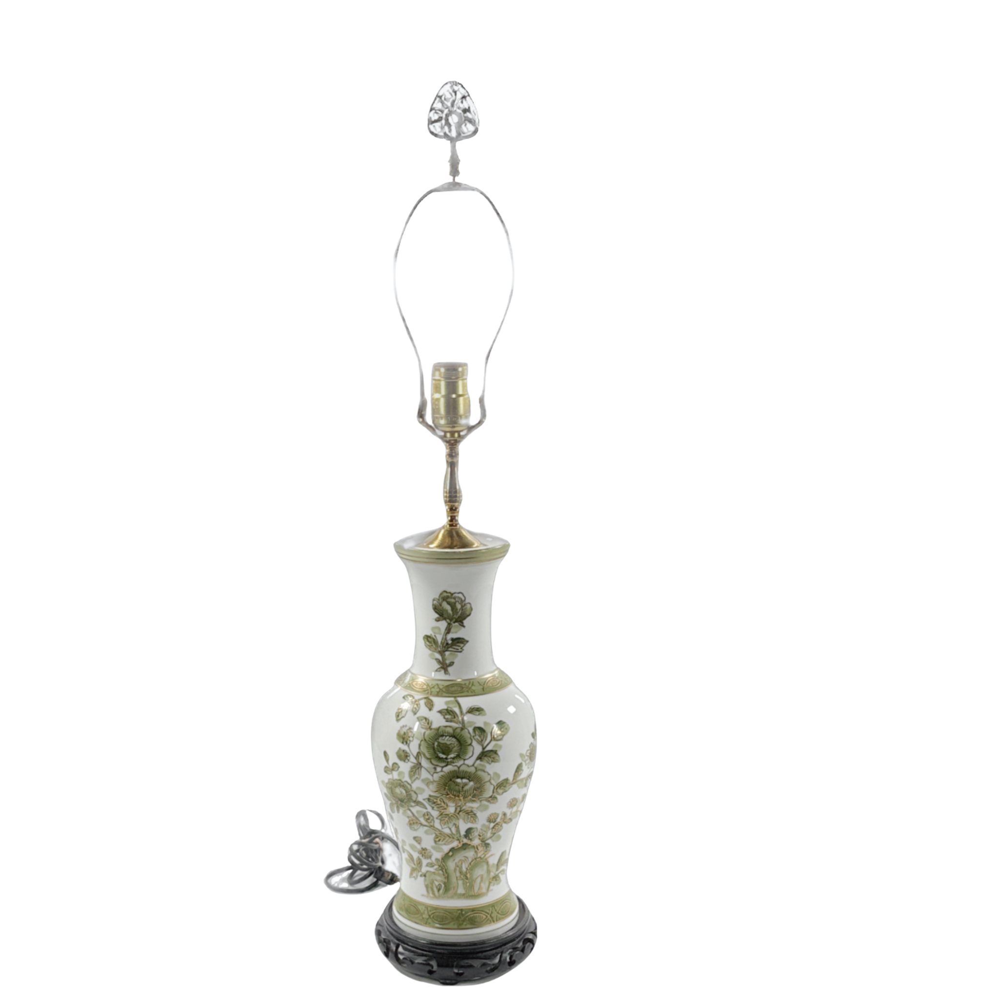 Mid Century Chinese Porcelain Vase Lamp