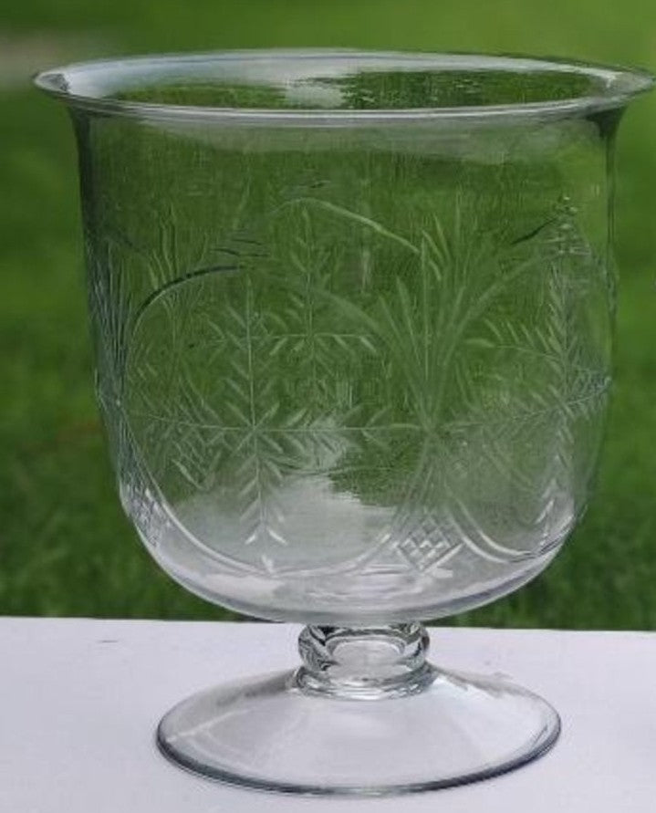 Faceted Cross Vase