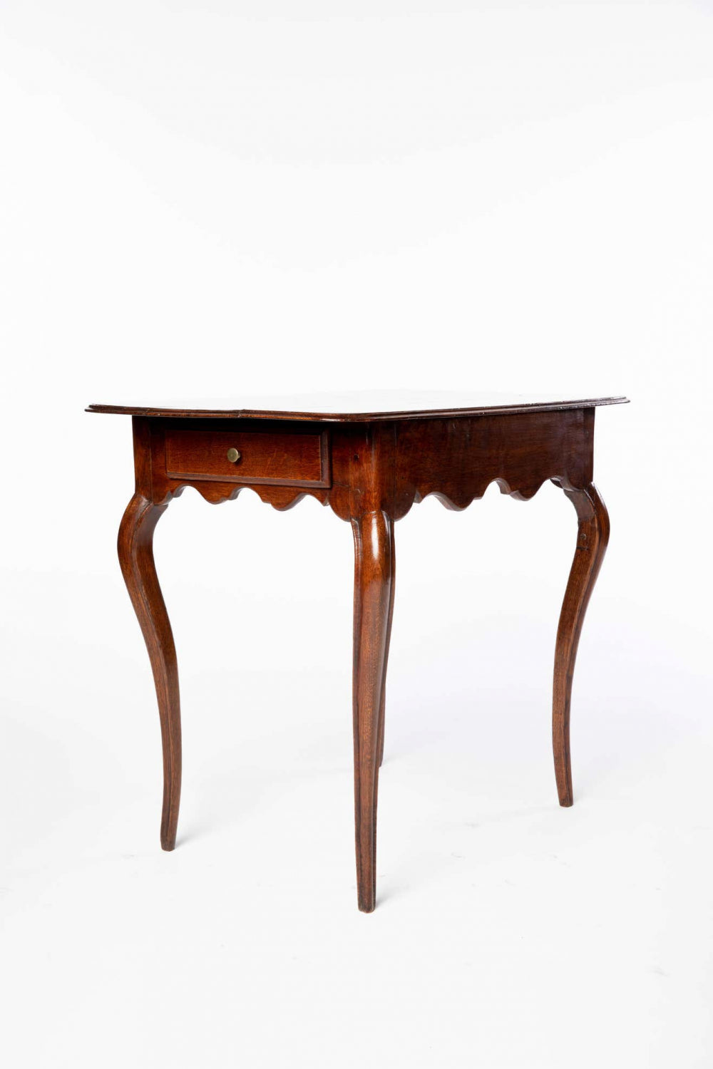 French Provincial Louis XV Style Oak Table