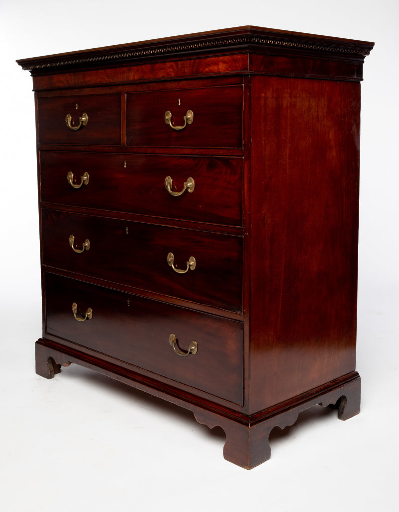 Antique Georgian Five Drawer Chest