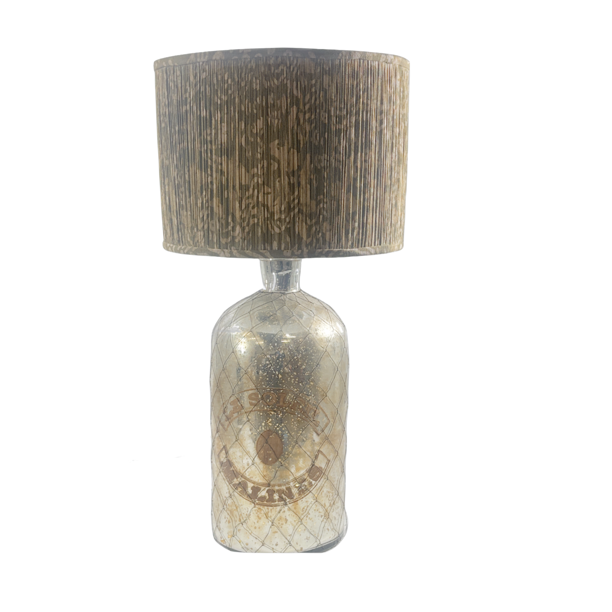 Pair of Mercury Glass Lamps