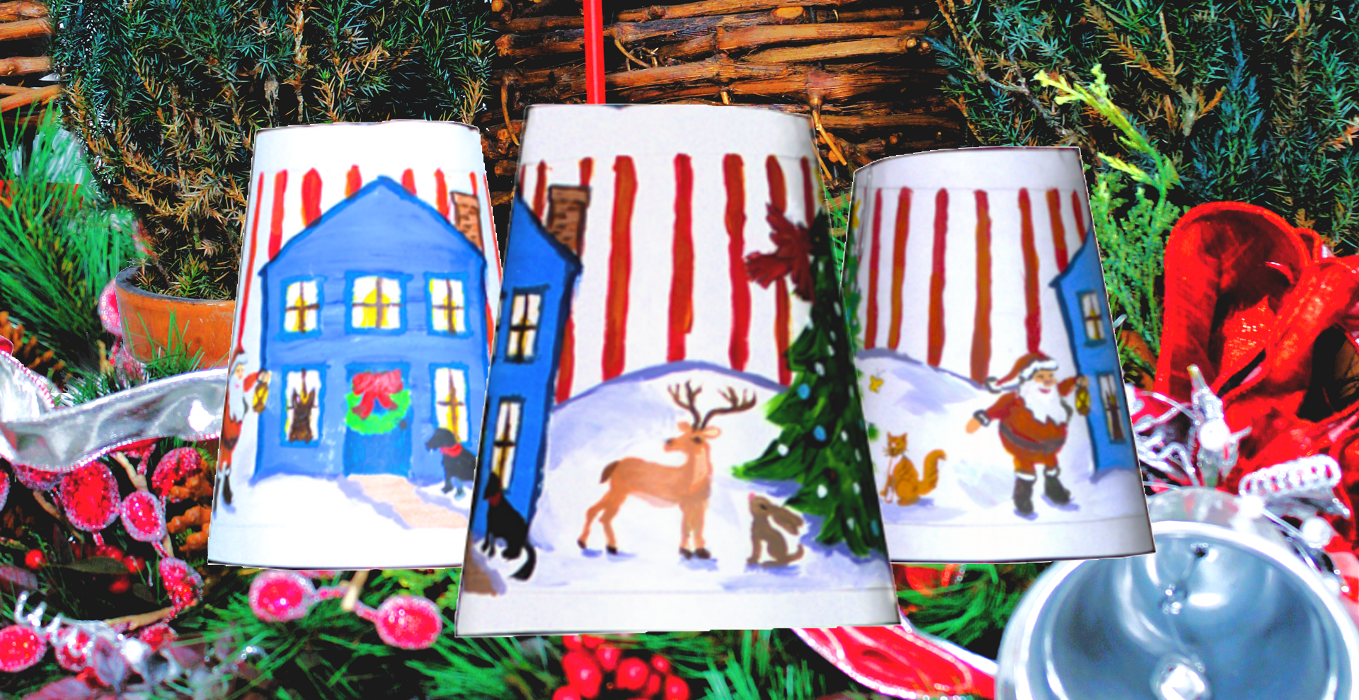 Christmas Shade Cover