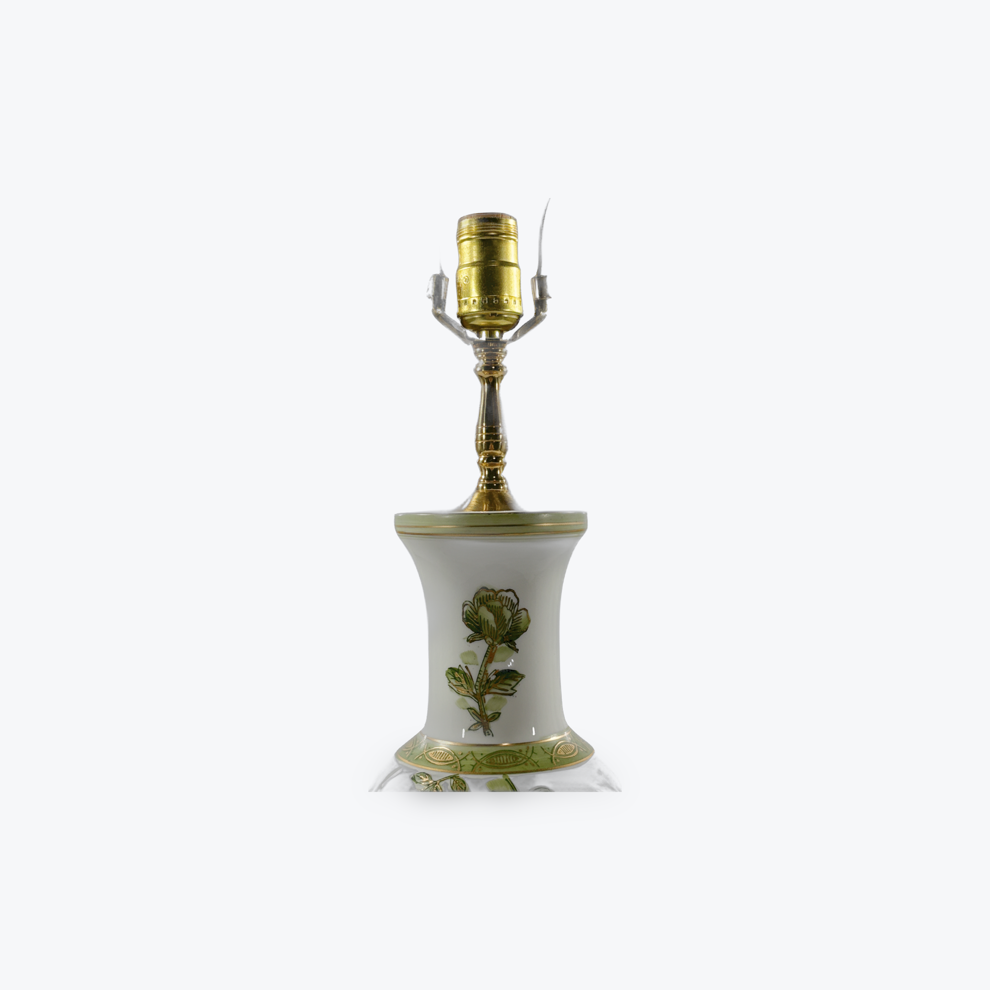 Mid Century Chinese Porcelain Vase Lamp