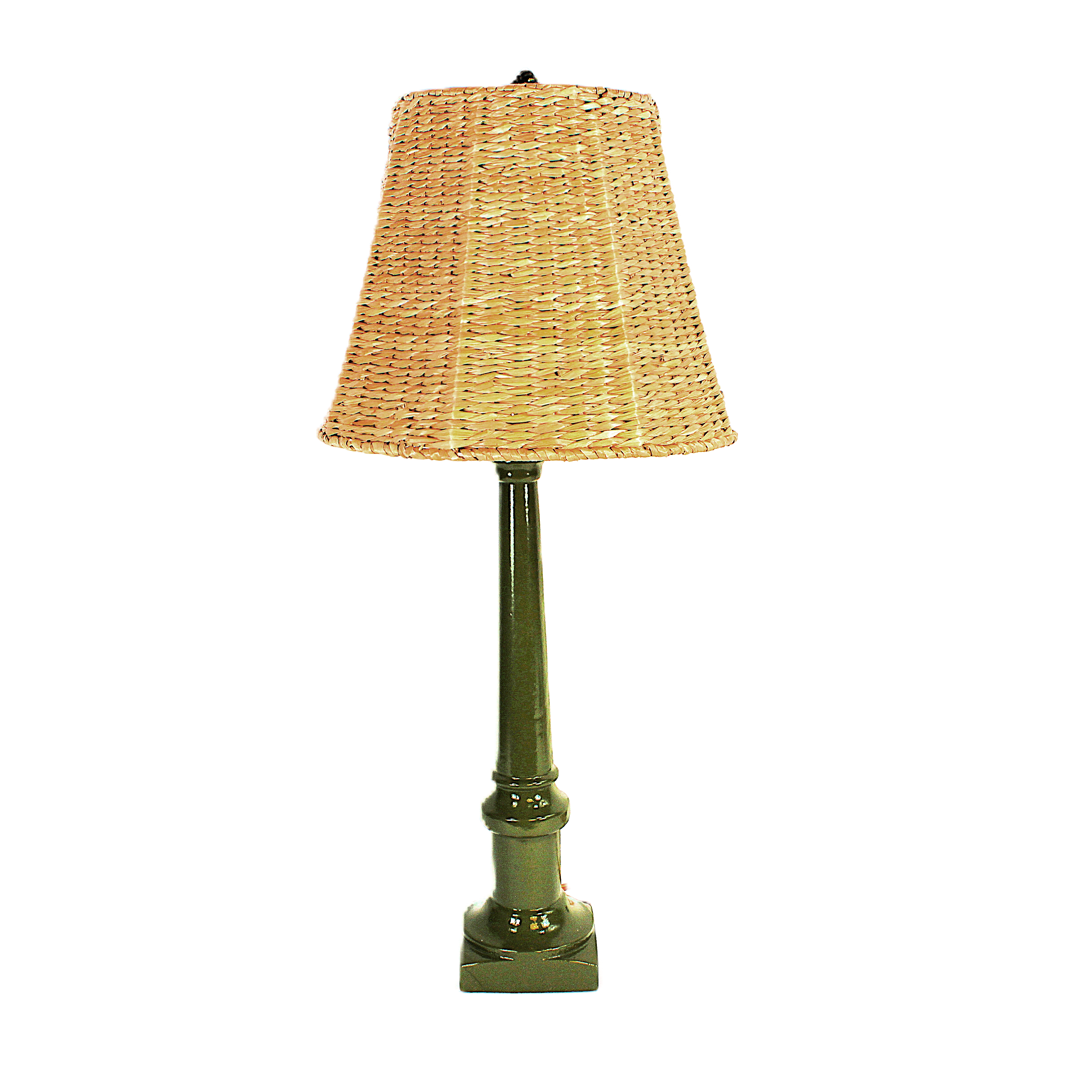 Green Candlestick Lamp