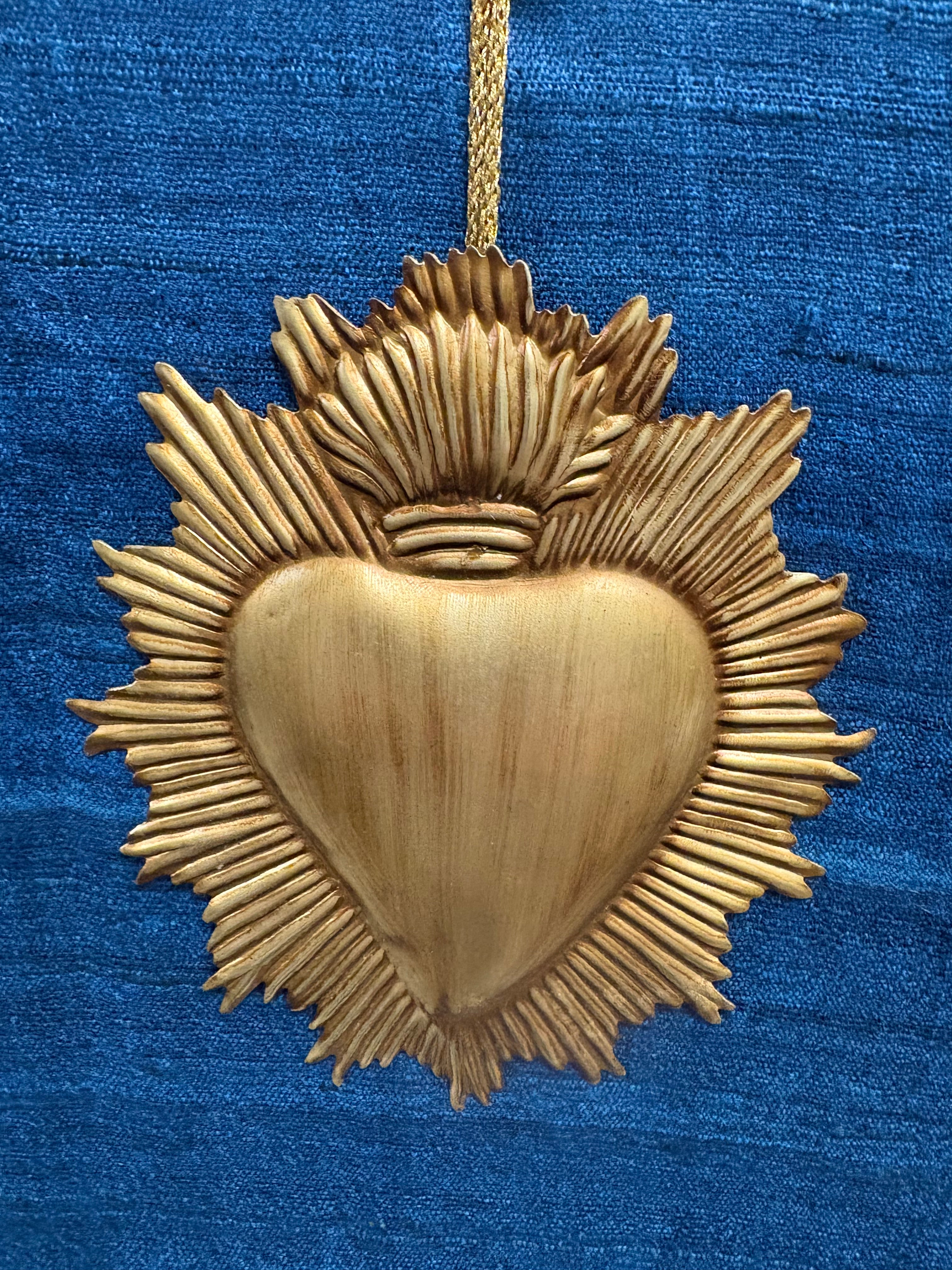Heart with 3D Lining Ornament