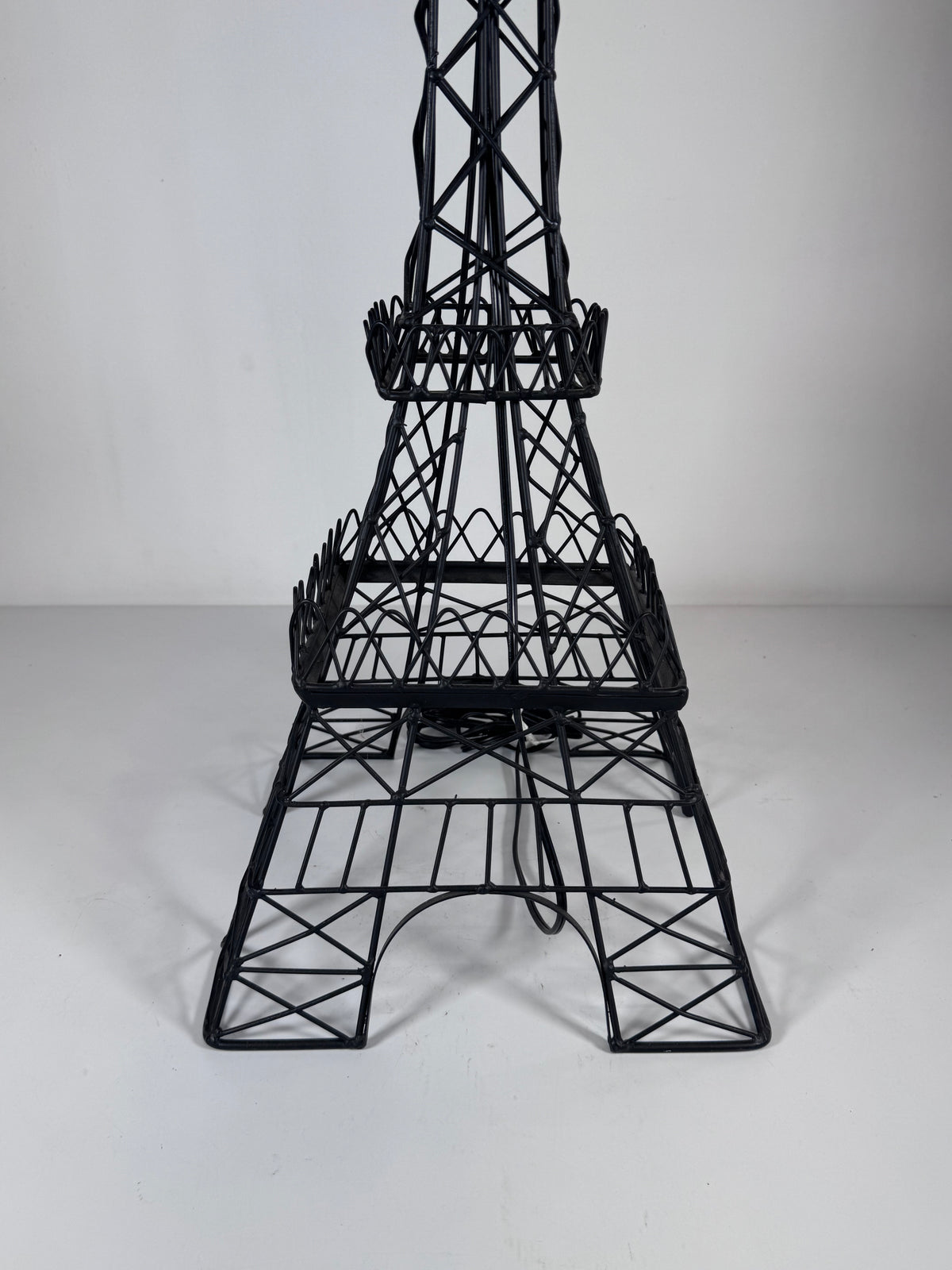 French Parisian Eiffel Tower Metal Lamp