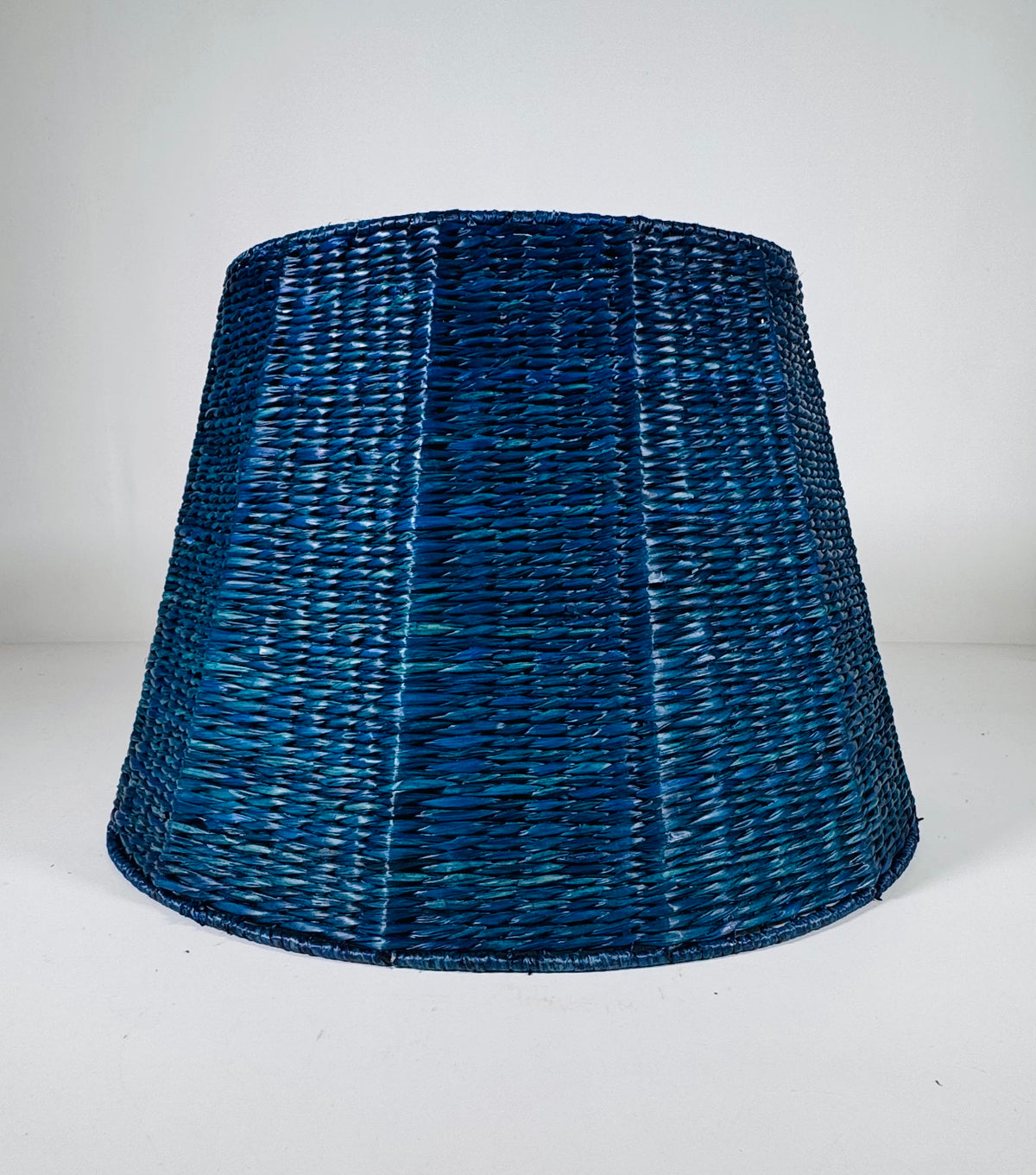 Woven Seagrass Lampshade (Empire in Navy)
