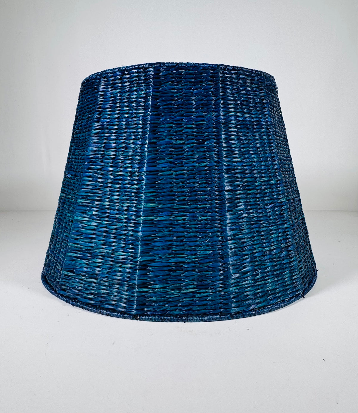 Woven Seagrass Lampshade (Empire in Navy)