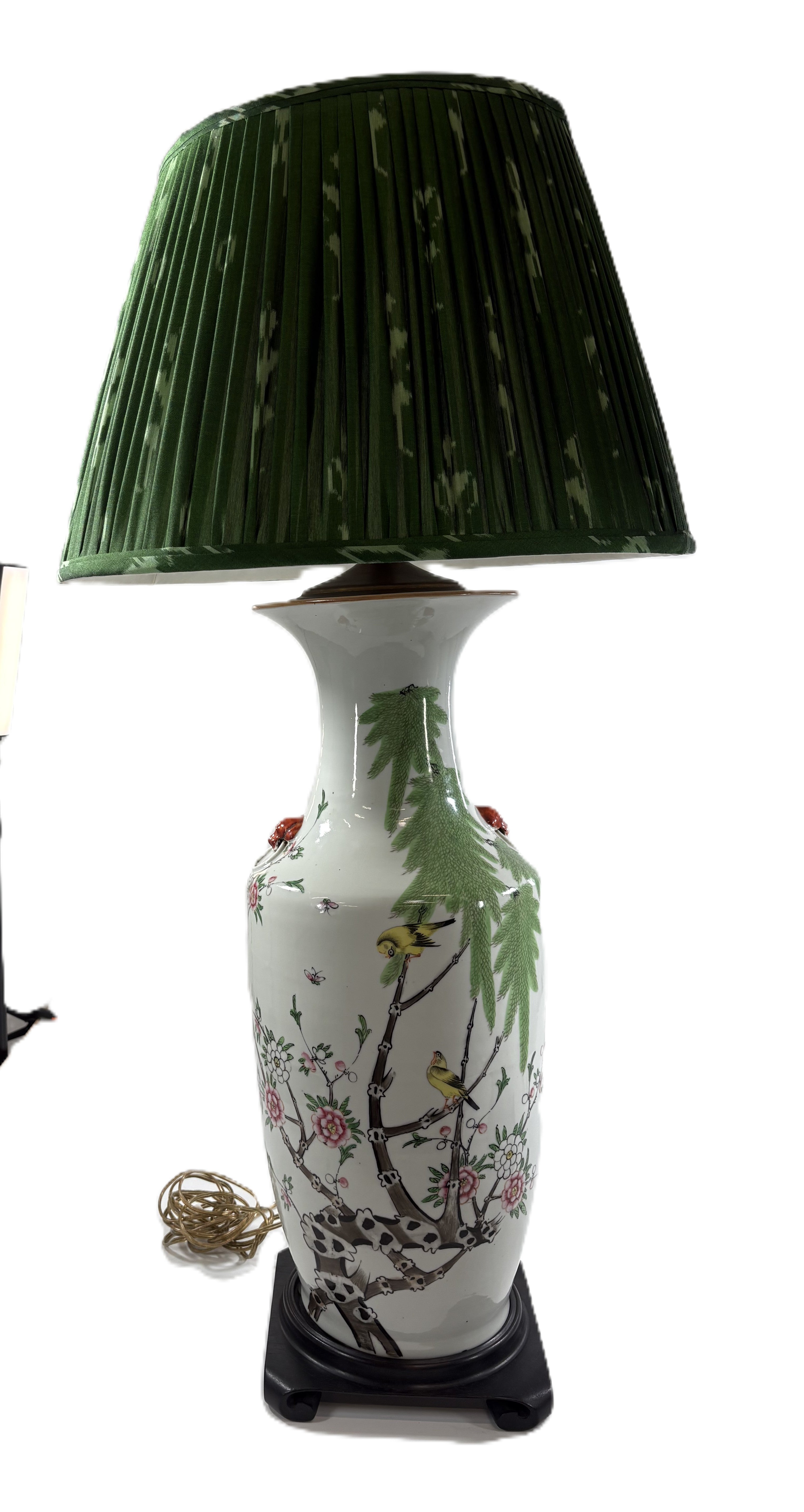 Pair of Antique Chinese Porcelain Lamps