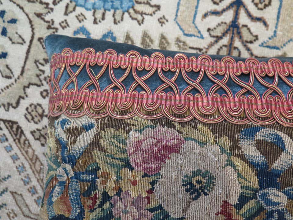 Tapestry Pillow 18th-Century