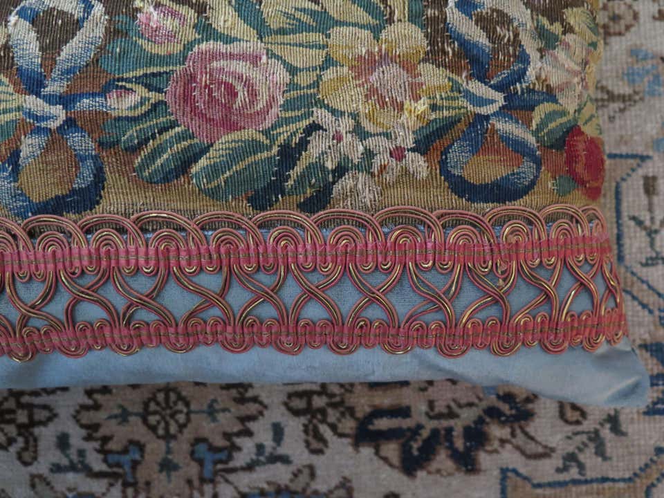 Tapestry Pillow 18th-Century