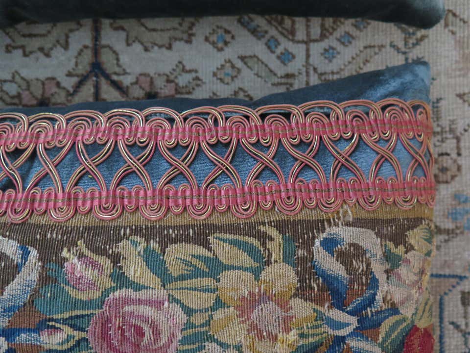 Tapestry Pillow 18th-Century