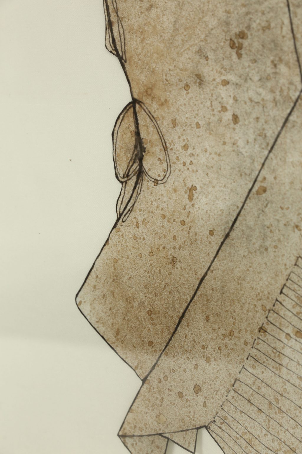 19th Century Seamstress Template Framed