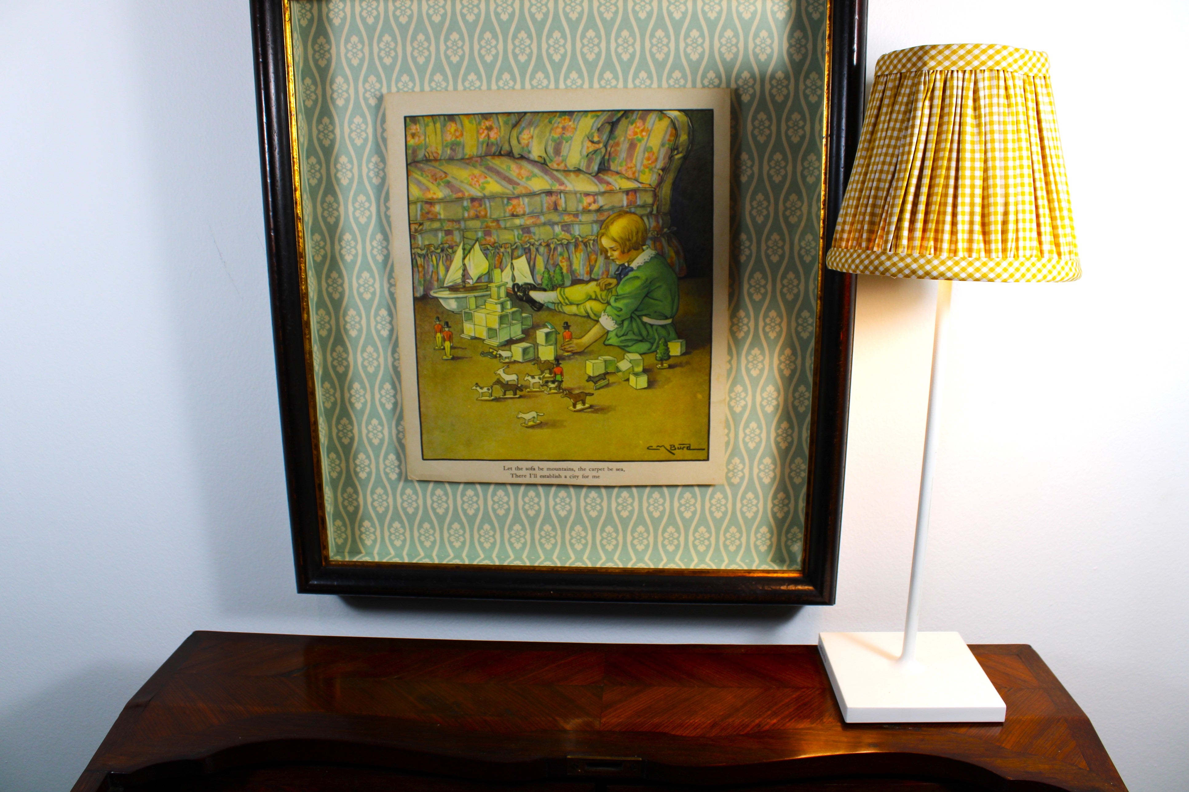 Maison Maison Design Gingham (Empire in Gold)