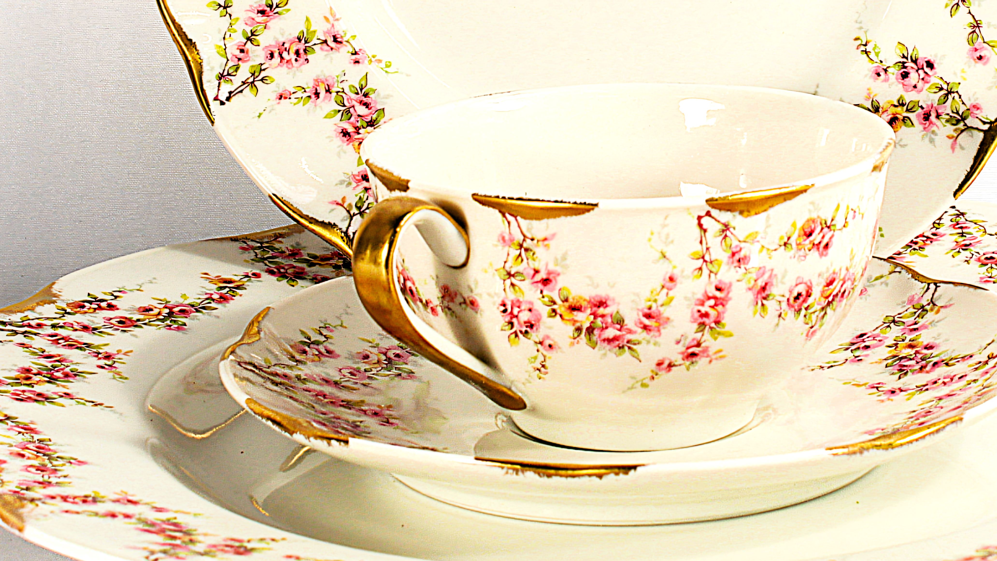 Pink Haviland Varenne Dinnerware (46-piece set)