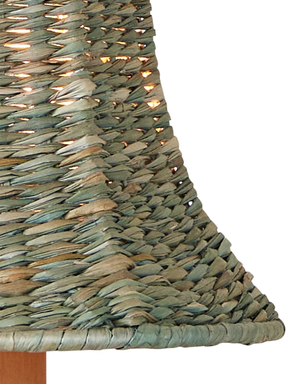 Bell Shaped Chandelier Shade Cover in Seagrass