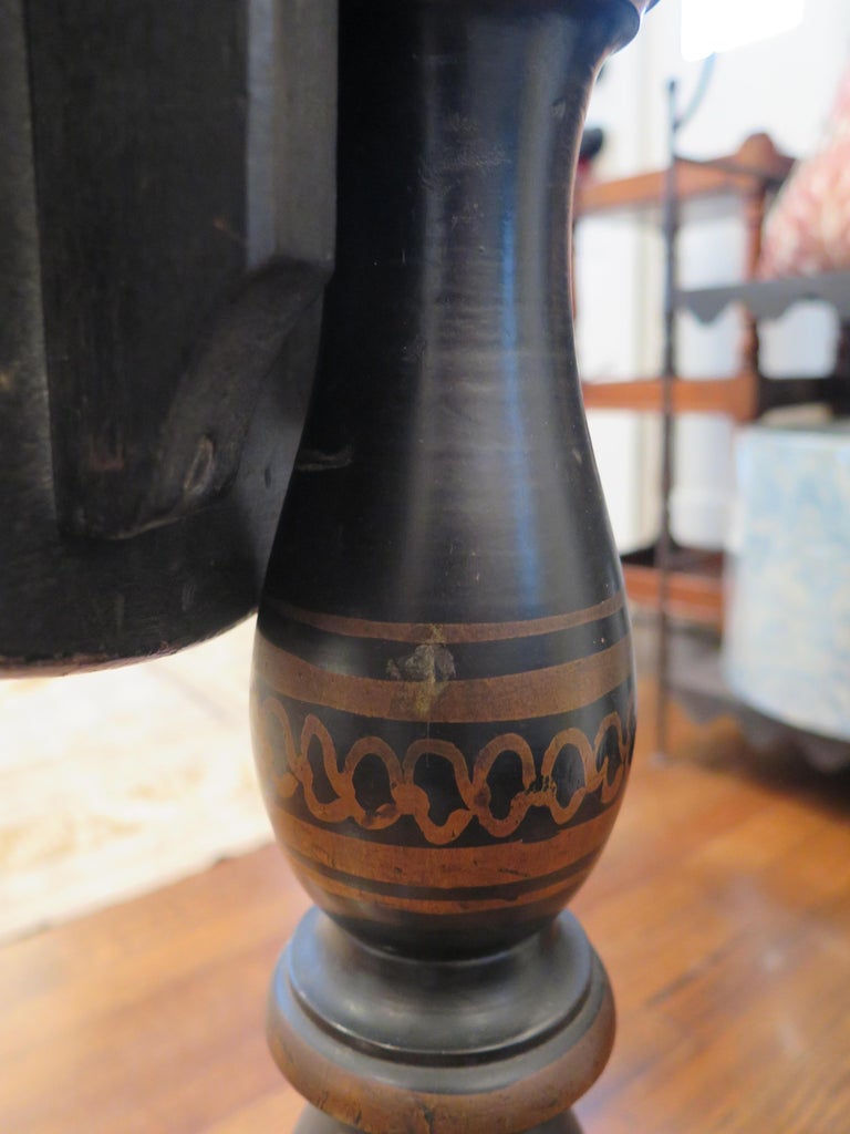 19th Century Tole Tilt-Top Parlor Table