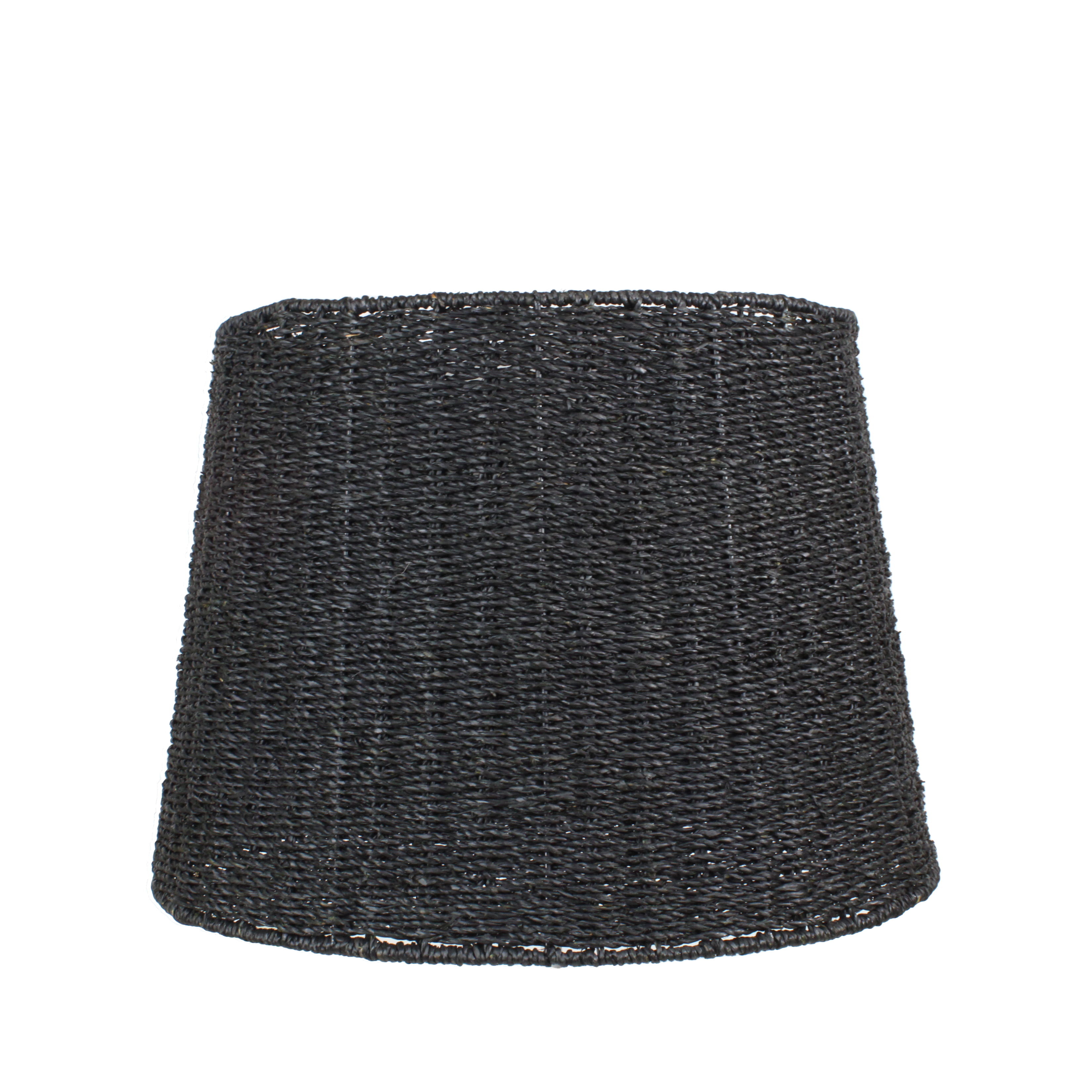 Tapered Drum in Black Twisted Seagrass