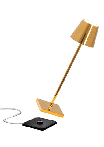 Poldina Micro Lamp in Glossy Gold