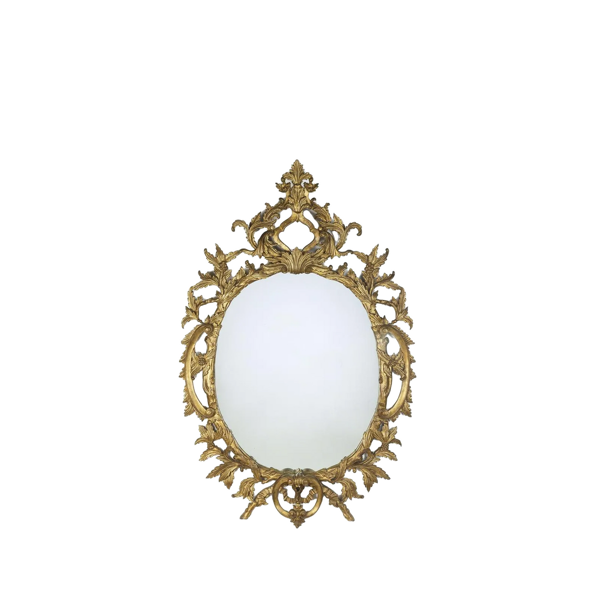 Early 20th Century Rococo Stye Giltwood and Gesso Mirror