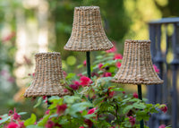 Petite Woven Seagrass lampshades