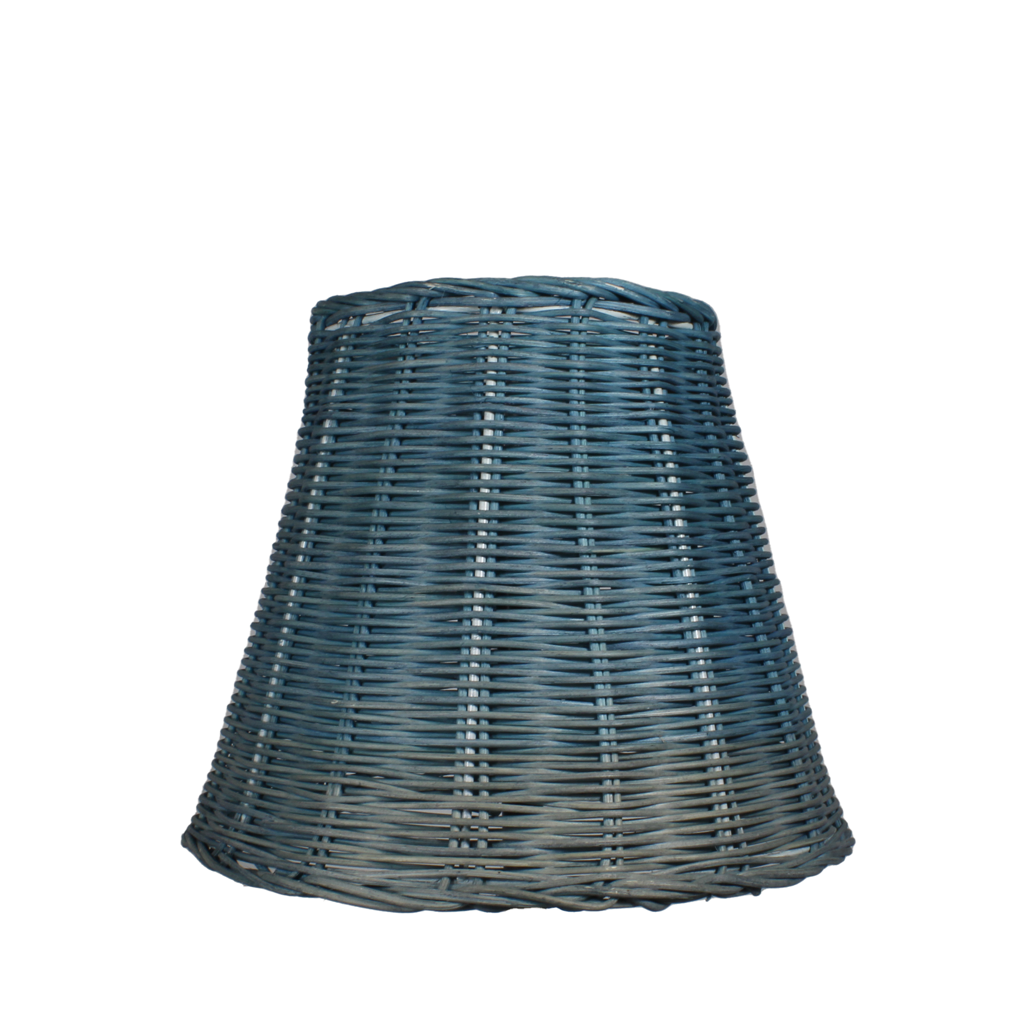 Rattan Lampshades (Empire in Aegean Teal)