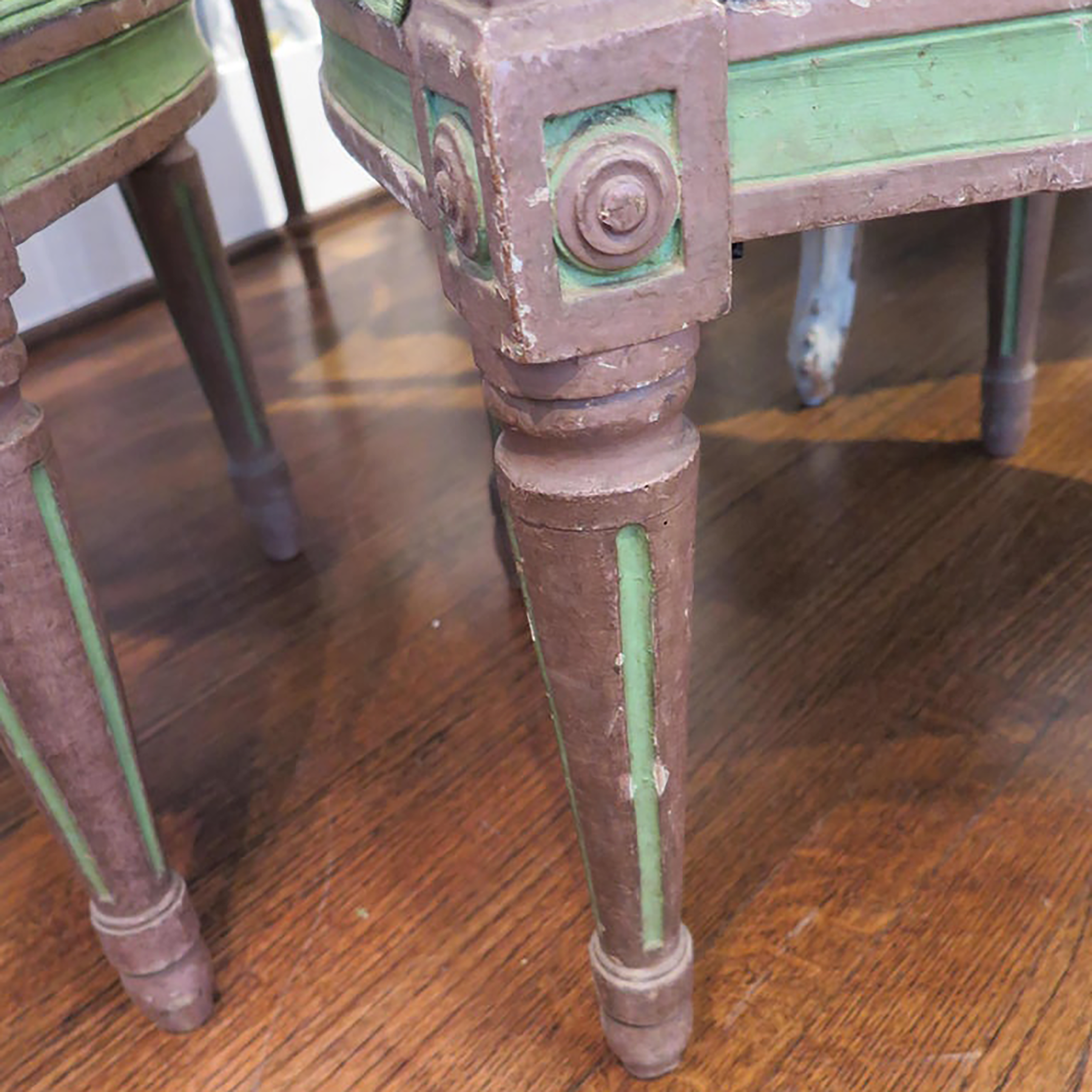 18th Century Caned Chair with Original Frame Finish