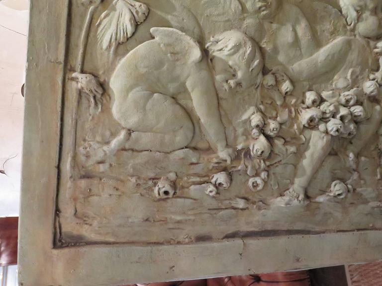 Cast Garden Relief Sculpture