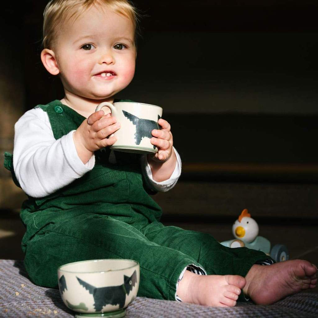 Green Scottie Dog Small Bowl