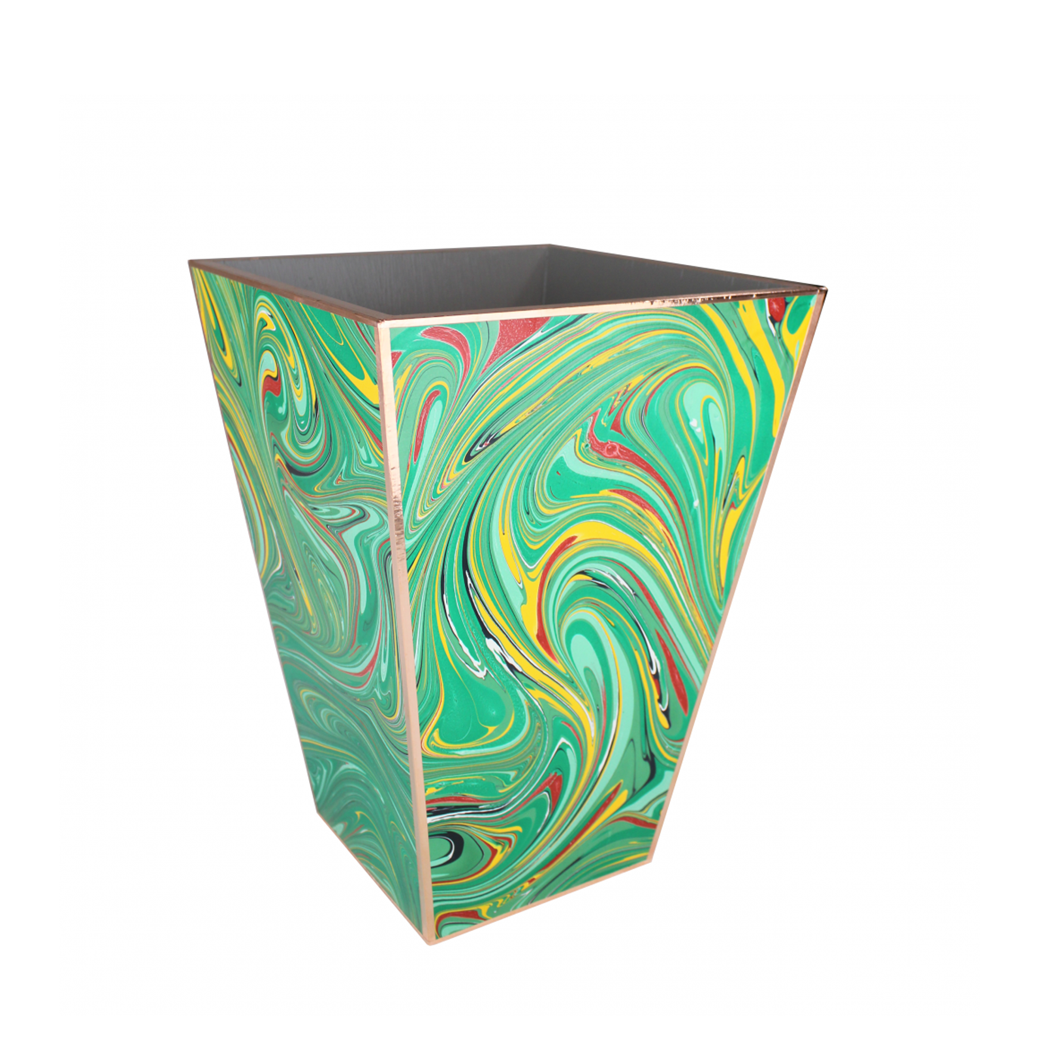 Marble Paper Wastebasket