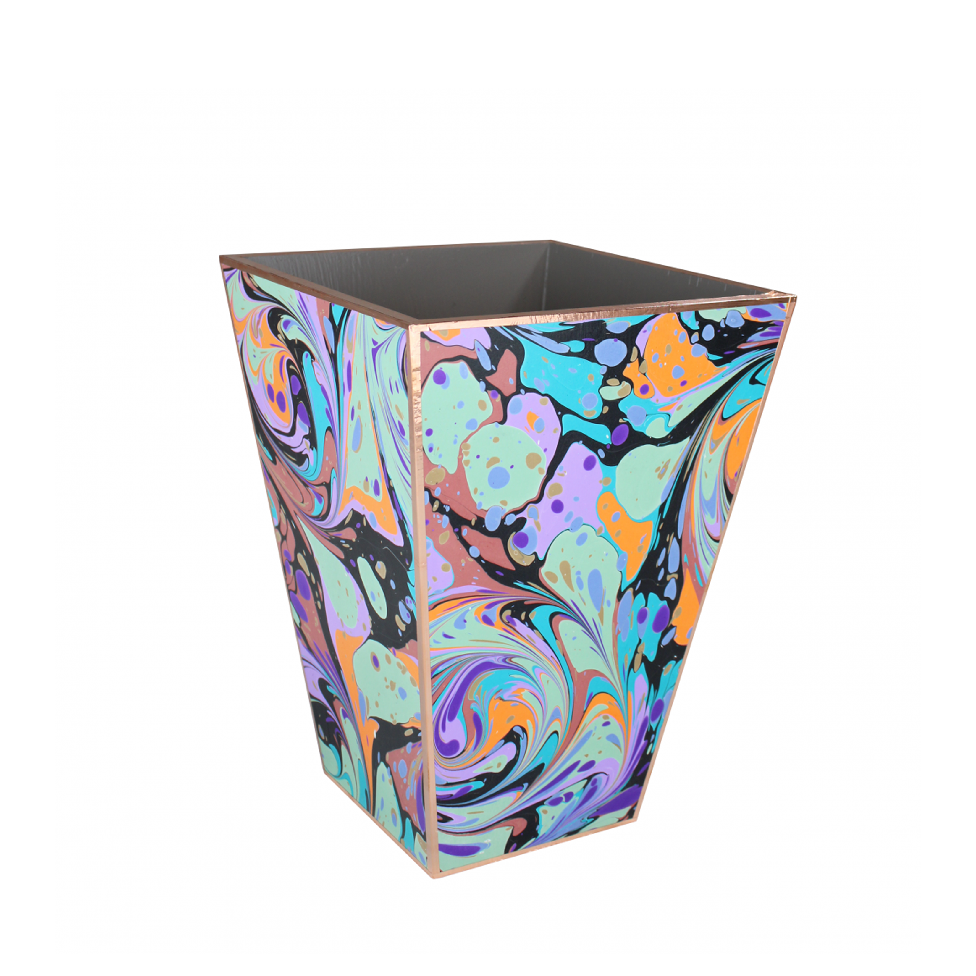 Marble Paper Wastebasket
