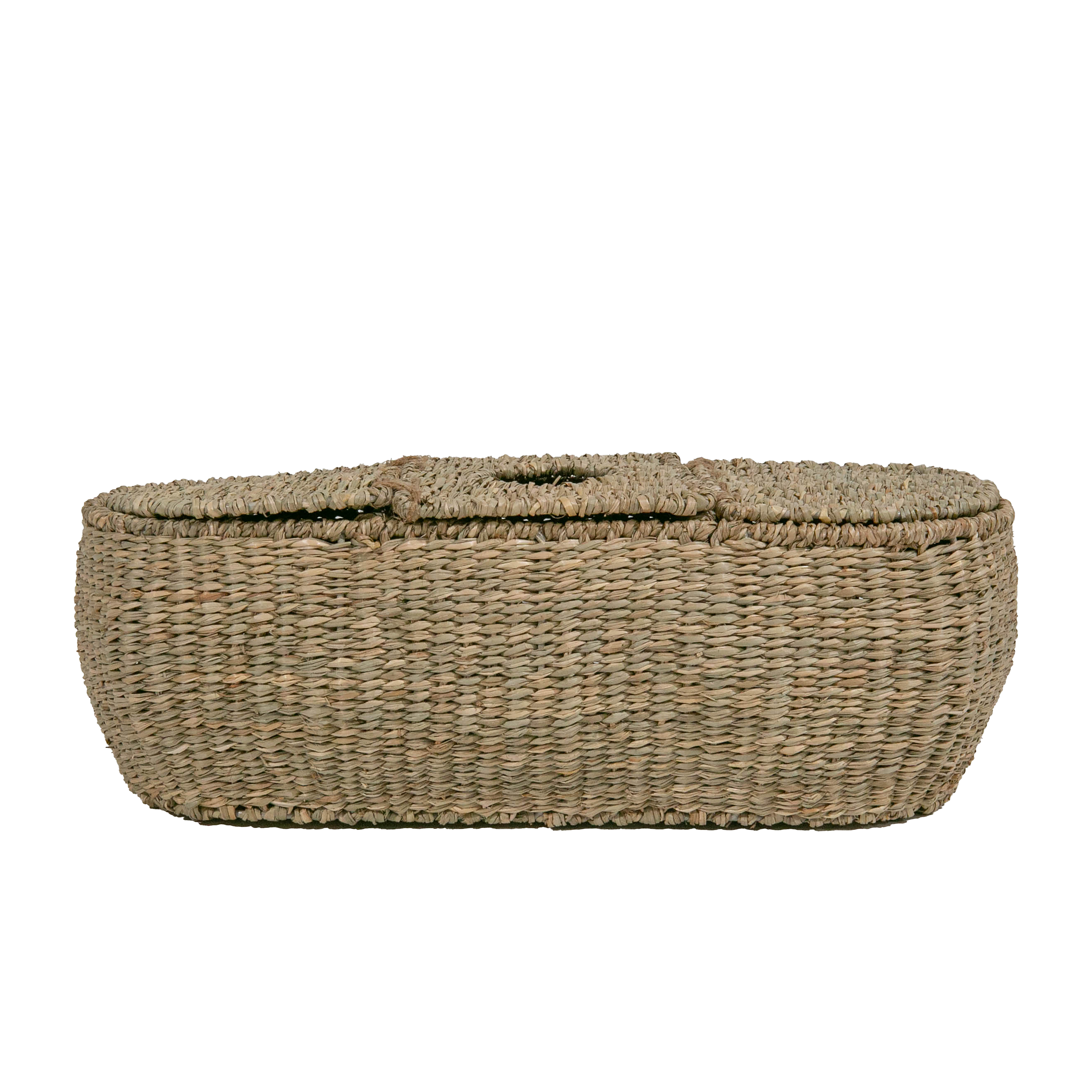 3-Part Tissue Basket in Seagrass (Natural)