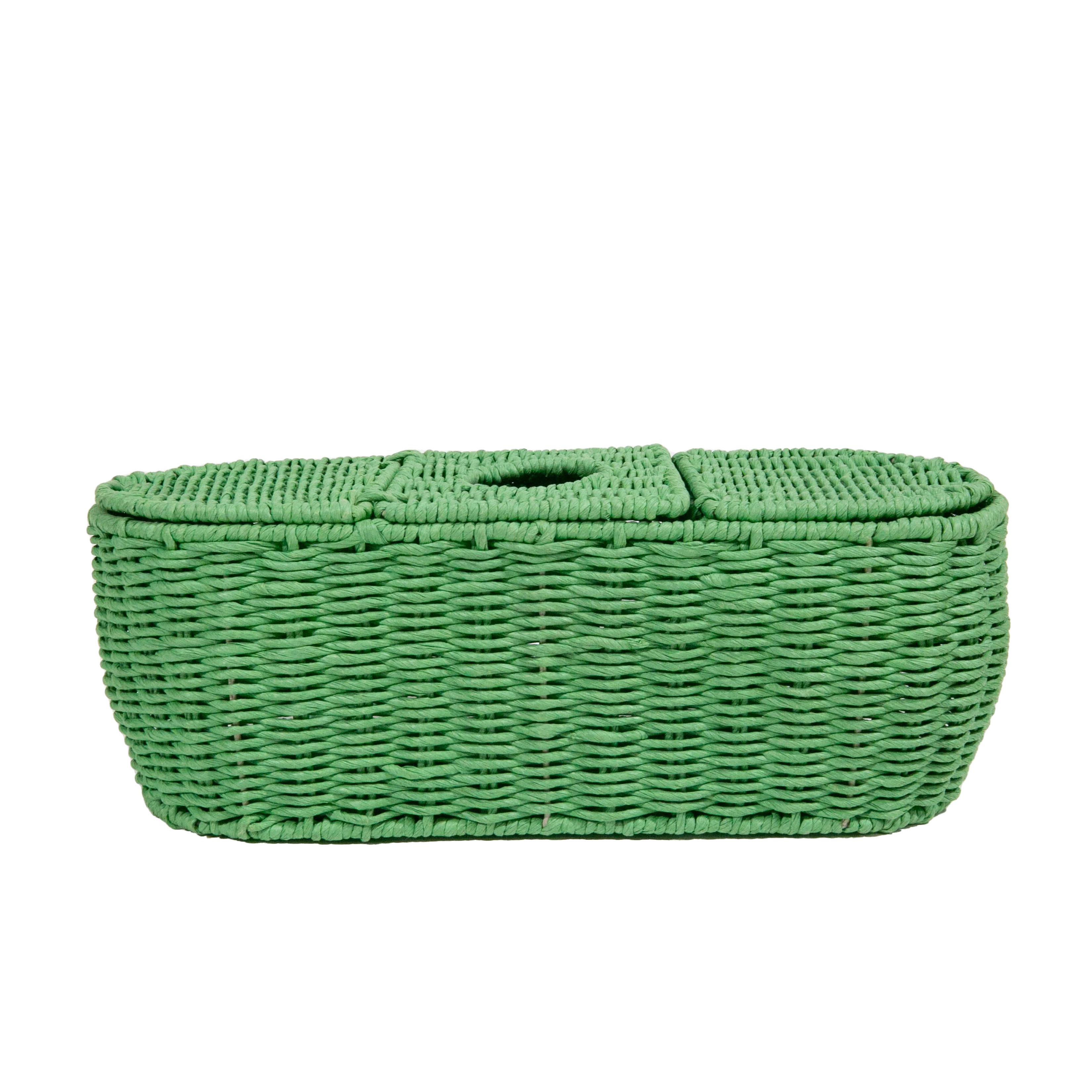 3 Part Tissue Basket in Twisted Rope