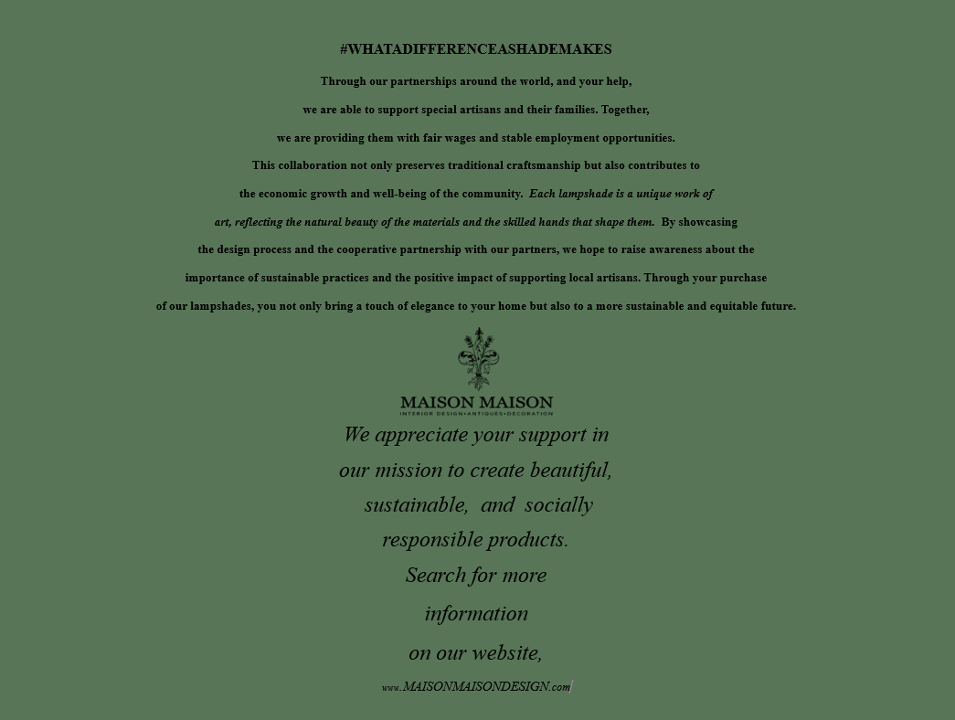 SEAGRASS and WATER HYACINTH SHADE COVERS