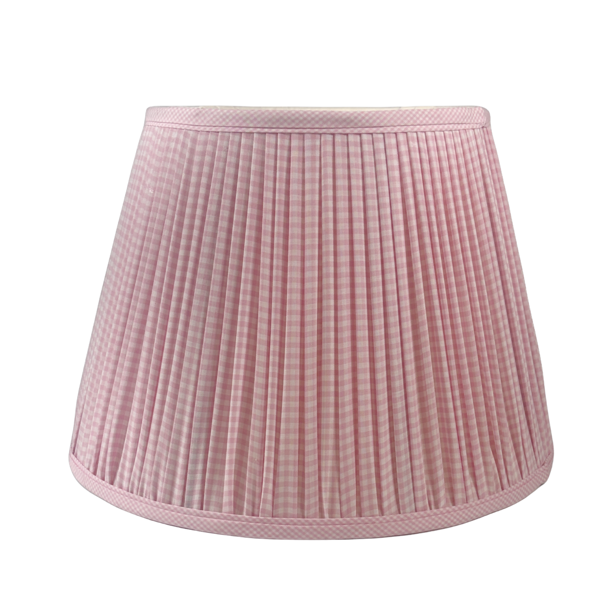 Gathered Light Pink Gingham in Empire