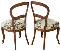 Pair of French Louis Philippe Mahogany Side Chairs