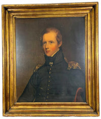 Thomas Sully (1783-1879) "Major John Biddle" Vintage Print on Board