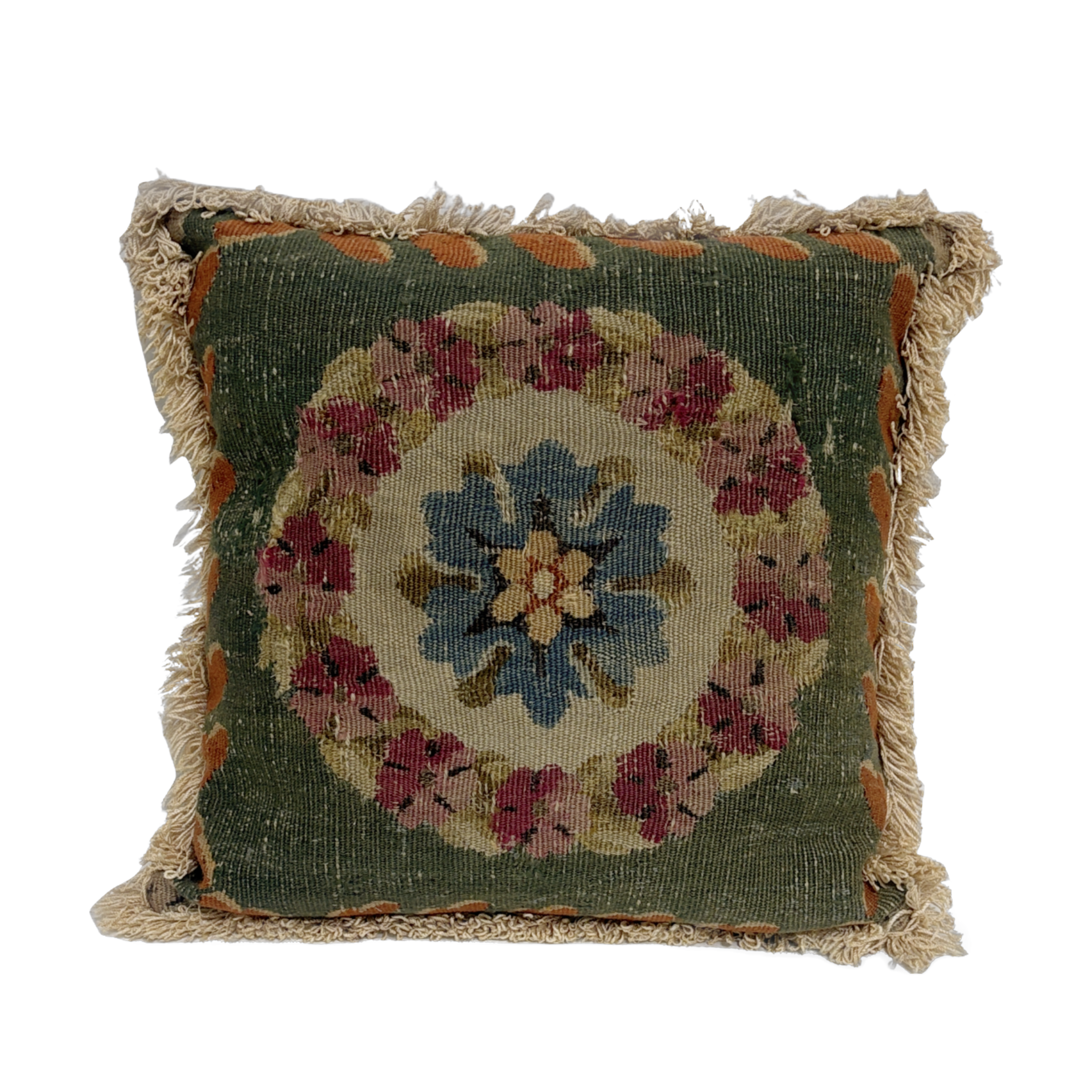Late 18th/ 19th Century Medallion Savonnerie Pillows