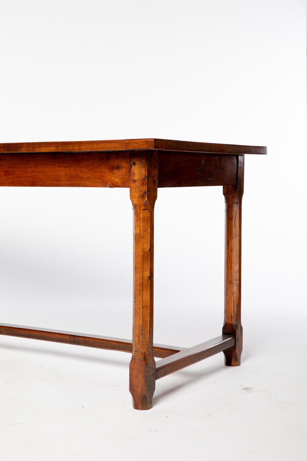 Rustic French Fruitwood Farmhouse Table