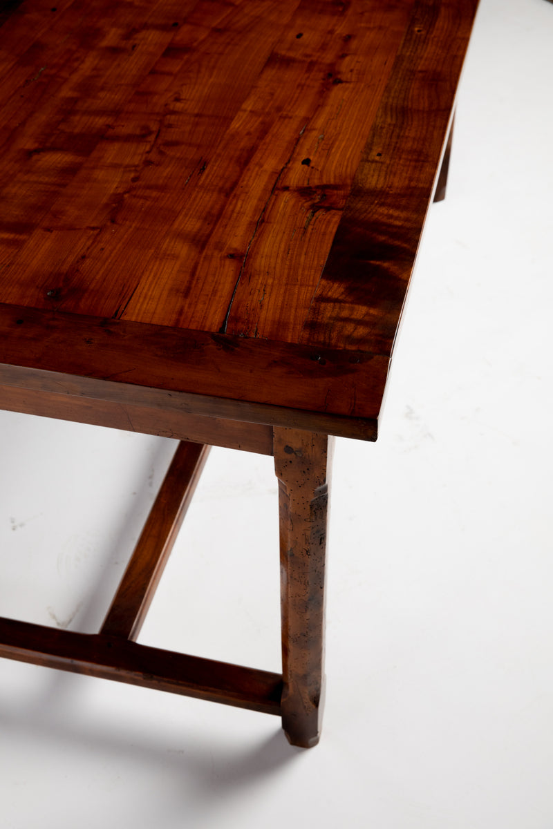 Rustic French Fruitwood Farmhouse Table