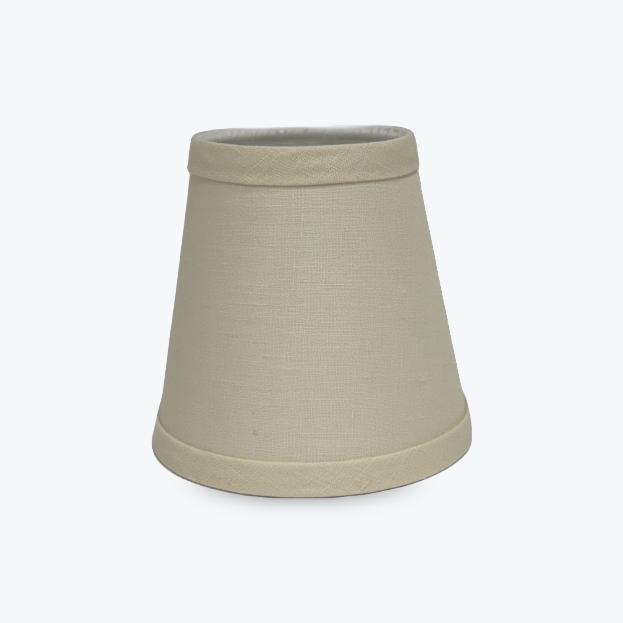Light Khaki Lurex Linen Shade Cover