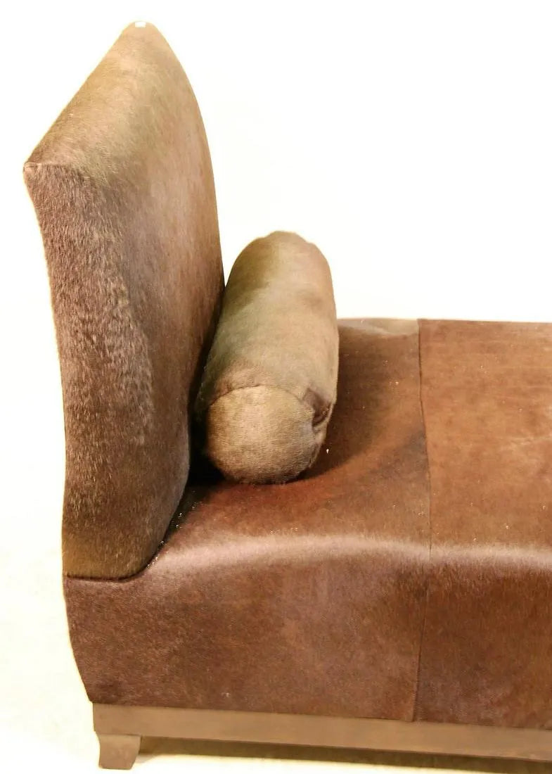 Custom Design Pony Hide Chaise Lounge Chair