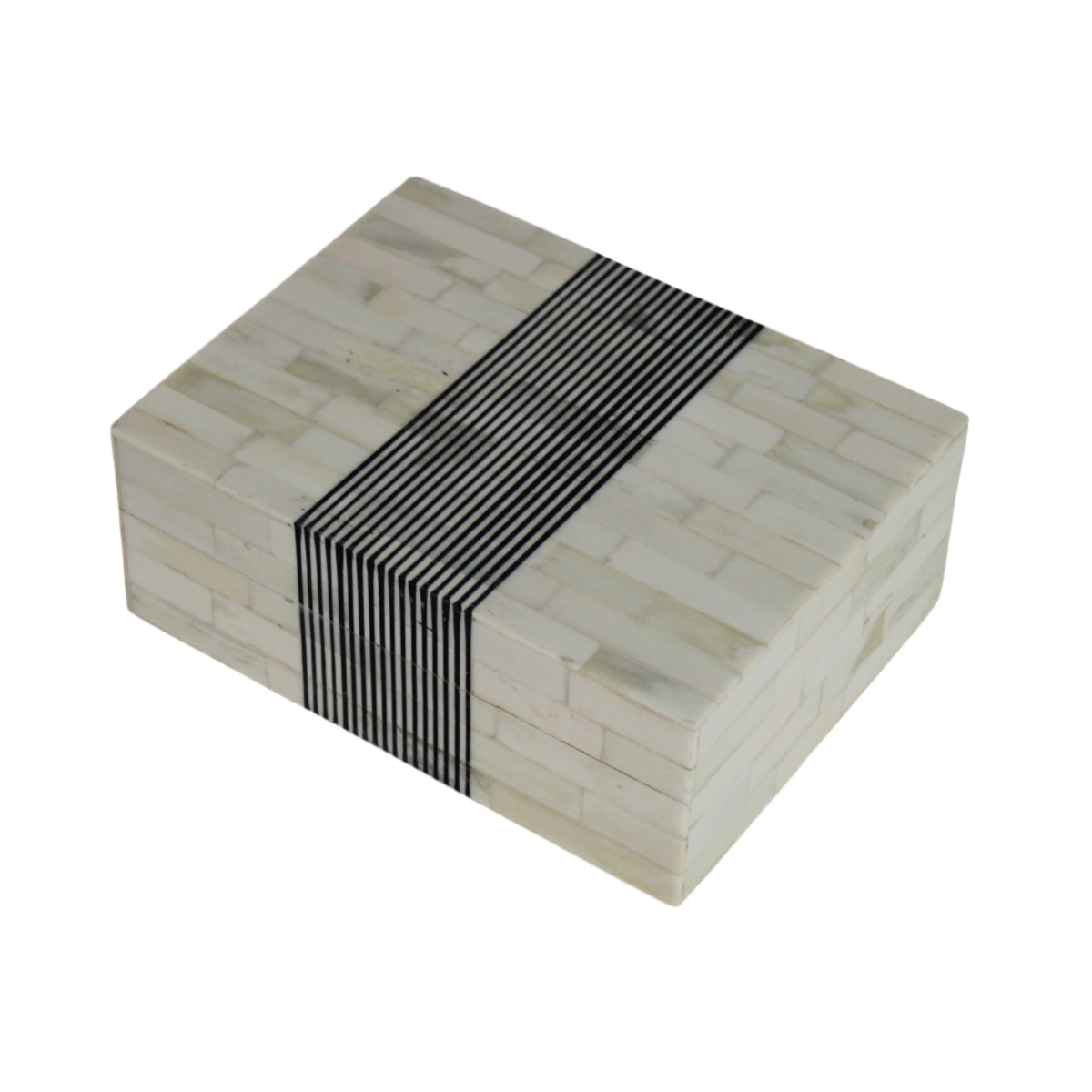 Black Stripe Bone Box